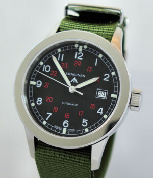 LONGINES HERITAGE Military COSD L2.832.4.53.0 Black-dial