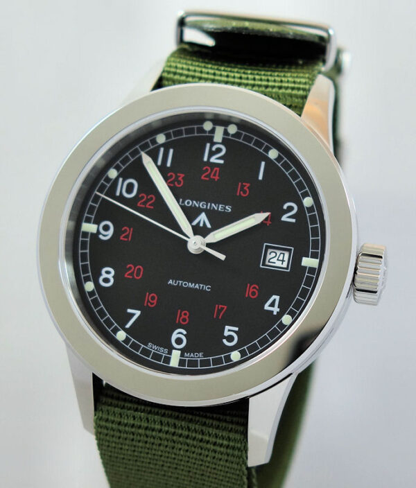 LONGINES HERITAGE Military COSD L2.832.4.53.0 Black-dial