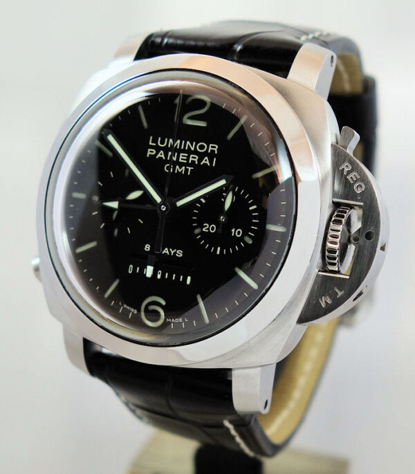 Panerai 1950s 8-Days Chrono Monopulsante GMT PAM275 Box & Card