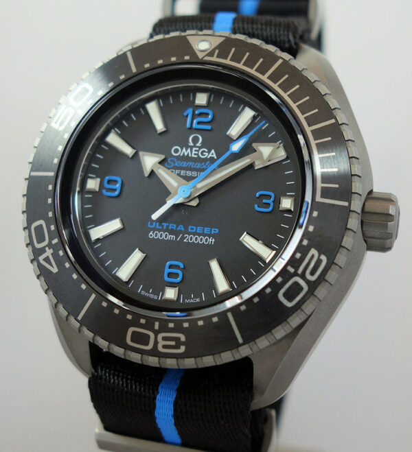 Omega Seamaster ULTRA DEEP 6000M 45mm Titanium on NATO  215.92.46.21.01.001  *AS NEW*