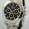 DSC04164 Rolex Daytona Steel Black Dial 116520 Box & Card