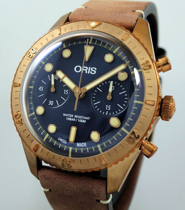Oris Carl Brashear Chronograph Ltd Edn 01 771 7744 3185-Set LS