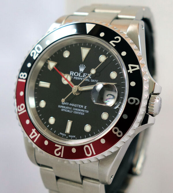 ROLEX GMT MASTER II  "Coke"  16710  Full Set 2002 Box & Papers