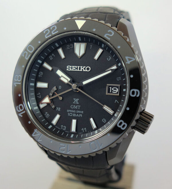 SEIKO PROSPEX – LX GMT Black Titanium Spring Drive SNR035J1 2019 *AS NEW*