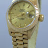 Rolex Lady-Datejust 18k Yellow Gold 69178 President bracelet