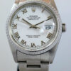 DSC04921 Rolex Datejust 36mm Steel, White Roman dial 16220