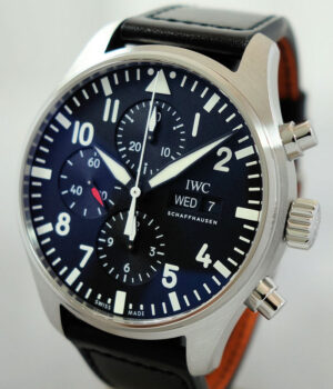 IWC PILOT CHRONOGRAPH  43mm  IW377709  As New  