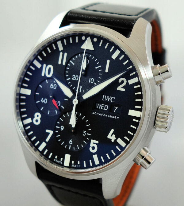 IWC PILOT CHRONOGRAPH  43mm  IW377709  As New!!