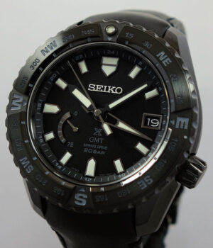 SEIKO PROSPEX LX GMT Black Titanium Spring Drive SNR027