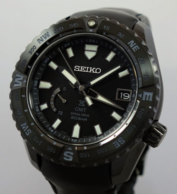 SEIKO PROSPEX LX GMT Black Titanium Spring Drive SNR027