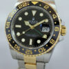 Rolex GMT II 18k Gold & Steel 116713LN Box &  Card *Rolex Serviced*