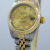 Rolex Lady Datejust Gold Diamond Dial 79173 Box & Papers