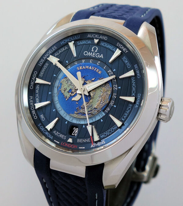 Omega AQUA TERRA 150m GMT WORLDTIMER 43mm 220.12.43.22.03.001