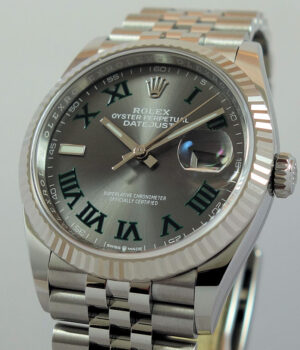 Rolex Datejust 36 Wimbledon Dial  Jubilee 126234  Box   Card Jan 2023