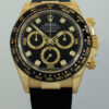 DSC06615 Rolex Daytona 18k Yellow Gold Black Diamond-dial 116518LN *UNUSED*