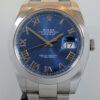 DSC06932 Rolex Datejust 41 Blue Roman Dial 126300 Box & Card 2020