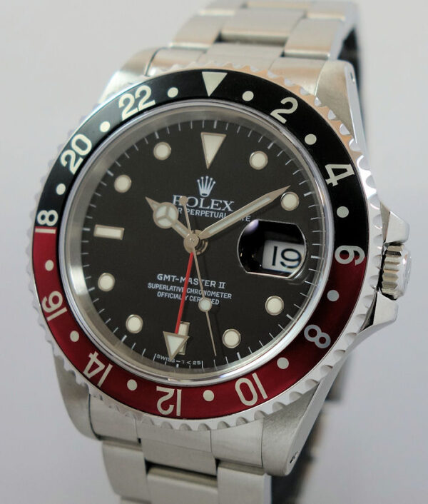 ROLEX GMT MASTER II  "Coke"  16710 c 1996 Box.