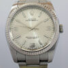 Rolex Oyster Perpetual 36mm 18k W/Gold Fluted bezel 116034  Box & Card