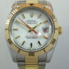 DSC07517 ROLEX Datejust Turnograph 18k Yellow-Gold & Steel 116263