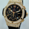 DSC07735 Hublot Classic Fusion KING-GOLD FACTORY PAVÉ Diamonds 41mm 341.PX.130.RX.174