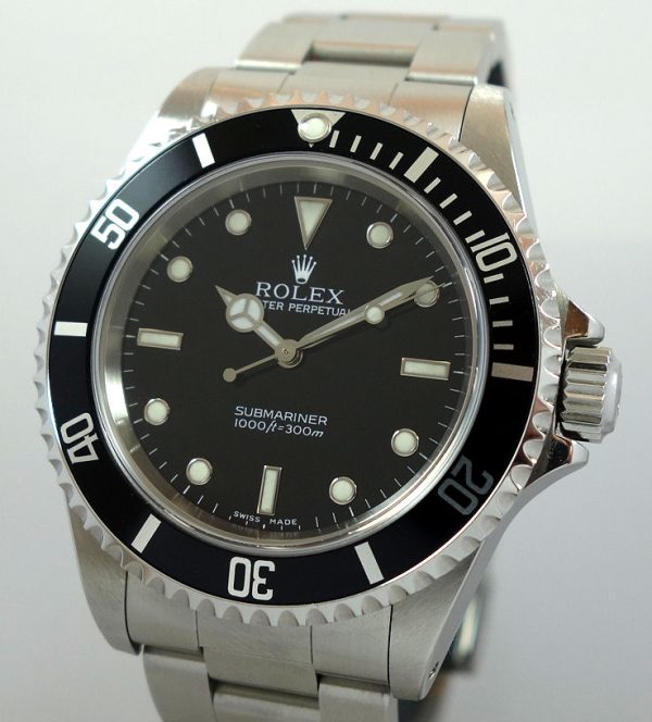 Rolex Submariner Non-Date 2 Lines 14060M Box & Papers 2004