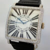 DSC07789 Franck Muller MASTER SQUARE 18k White-Gold, Diamond Bezel 6000 K SCD