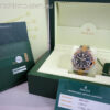 DSC08094 Rolex GMT II 18k Gold & Steel 116713LN Box, Card & Rolex Service History