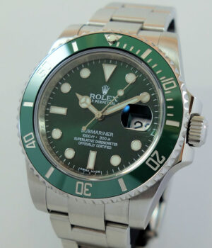 Rolex Submariner HULK 116610LV  2011  Box   Card