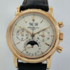 Patek Philippe Perpetual Calendar Chronograph Moonphase ROSE Gold 3970E (3970ER-012) Series III June 2002 *FACTORY SERVICE*