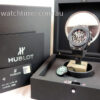DSC08336 HUBLOT Hublot Big Bang UNICO Black Magic 411.CI.1170.RX 45mm Black Ceramic, Skeleton dial