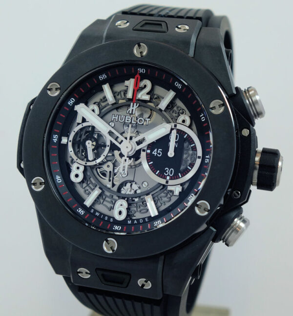 HUBLOT Hublot Big Bang UNICO Black Magic 411.CI.1170.RX  45mm Black Ceramic, Skeleton dial