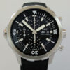 IWC Aquatimer Chronograph IW376803 Steel  44mm on Black Rubber