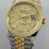 Rolex Datejust 36 Steel & 18k Gold Champagne Palm dial 126233