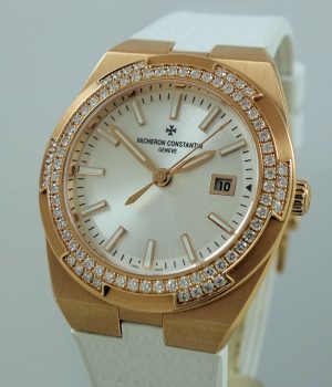 Vacheron   Constantin Overseas 18k Ladies  Diamond bezel 1205V