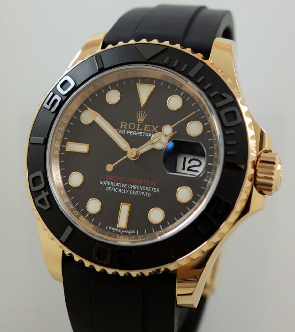 Rolex Yacht-Master 116655 40mm 18ct Everose Gold Box & Card