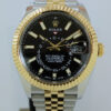 Rolex Sky-Dweller 18k & Steel 326933 Black Dial Box & Card 2022