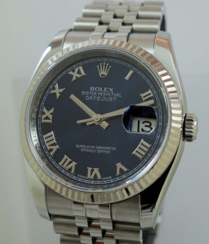 Rolex Datejust 36 Blue dial  Jubilee 116234  Box   Papers