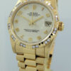 Rolex Datejust Midsize 31mm 18k & Factory Diamond Bezel 68258 Box & Papers