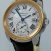 Calibre De CARTIER 38mm 18k Rose Gold & Steel, Roman dial W2CA0002