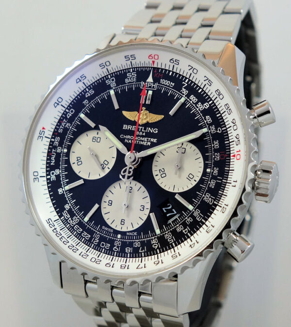 BREITLING NAVITIMER 01 CHRONOGRAPH 43mm Black dial AB012012/BB01
