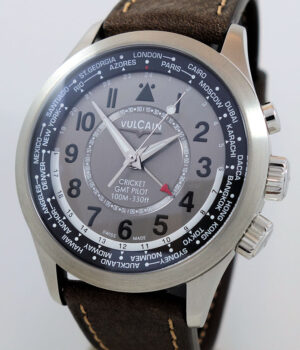 VULCAIN Cricket GMT Pilot 100108