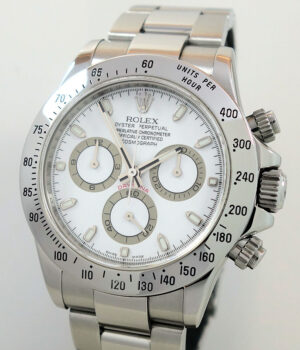 Rolex Daytona Steel White-Dial 116520 Box   Card