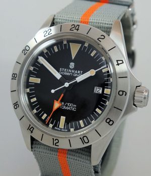 STEINHART Ocean One Vintage GMT 39mm  Limited Edition of 199 pieces