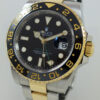 DSC09865 Rolex GMT II 18k Gold & Steel 116713LN Box & Card *Rolex Serviced*