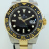DSC09867 Rolex GMT II 18k Gold & Steel 116713LN Box & Card *Rolex Serviced*