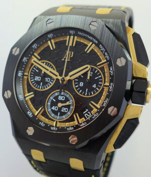 Audemars Piguet Royal Oak Offshore Ceramic Yellow Gold 43mm 26420CE.OO.A127CR.01 2023 Box & Card