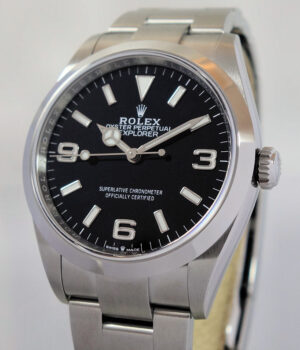 ROLEX EXPLORER I 36mm 124270 Box   Card Feb 2023  UNUSED 