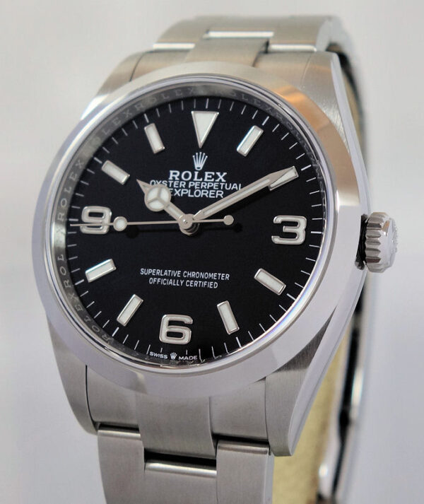 ROLEX EXPLORER I 36mm 124270 Box & Card Feb 2023 *UNUSED*