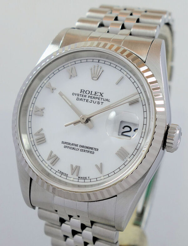 Rolex Datejust 36 Steel, Jubilee bracelet & White Roman dial