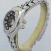 Rolex Lady Datejust Steel & 18k White-Gold Black Diamond dial 79174